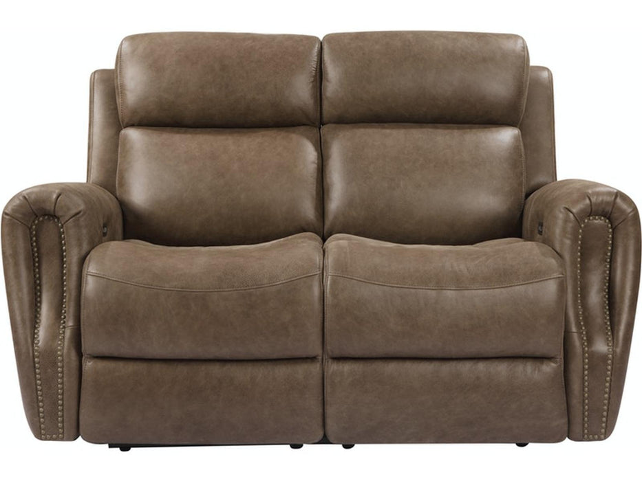 Pulaski Furniture Riley Power Recline with Power Headrest Loveseat in Antique Gold