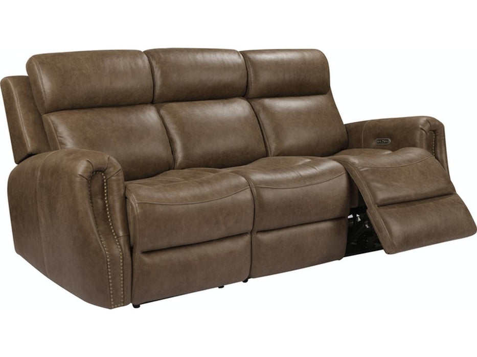 Pulaski Furniture Riley Power Recline with Power Headrest Sofa in Antique Gold