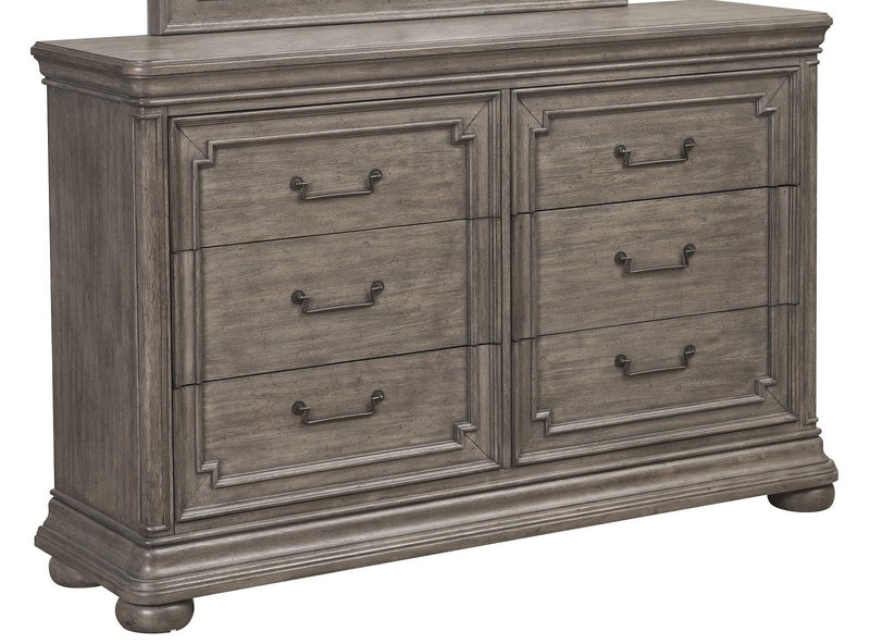 Pulaski Lasalle 6 Drawer Dresser in Natural