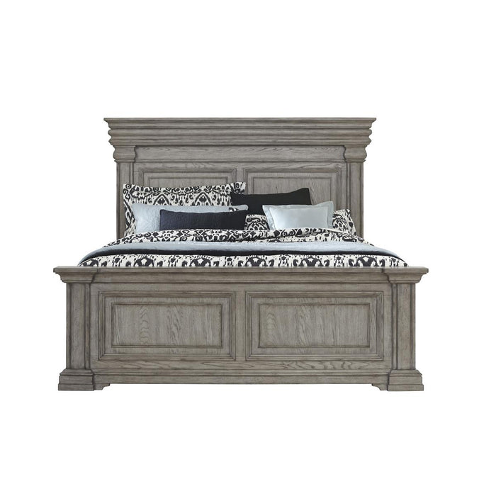 Pulaski Madison Ridge Queen Panel Bed in Heritage Taupe������P091-BR-K1