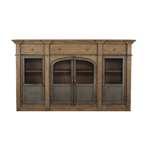 Pulaski Metal Door Light Oak Sideboard image