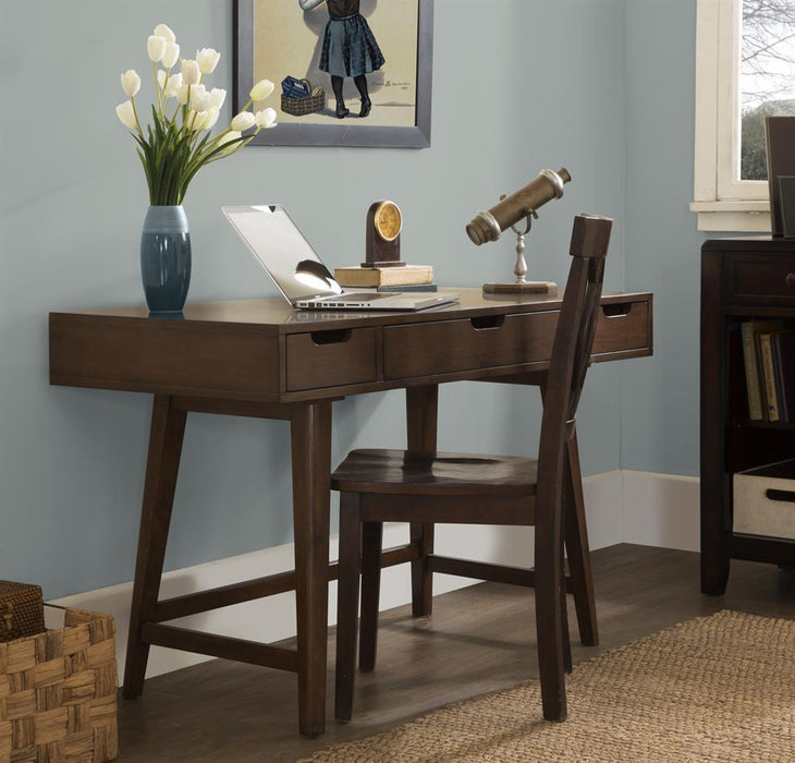 Pulaski Mid-Century Writing Desk in Brown