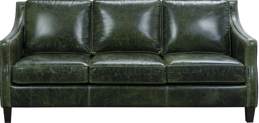 Pulaski Miles Leather Sofa in Verdant Green image