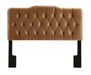 Pulaski King Upholstered Soft Shape Headboard in Velvet Bronze image