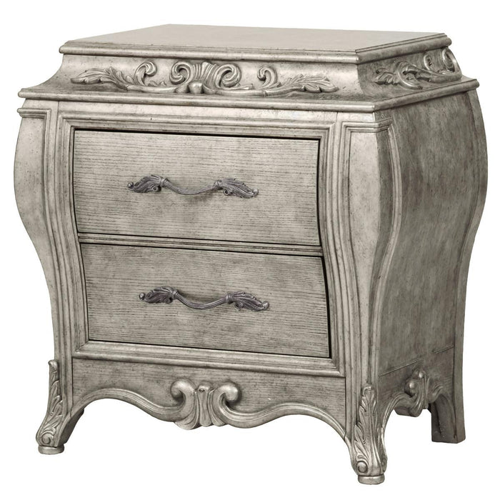 Pulaski Rhianna Nightstand in Silver Patina