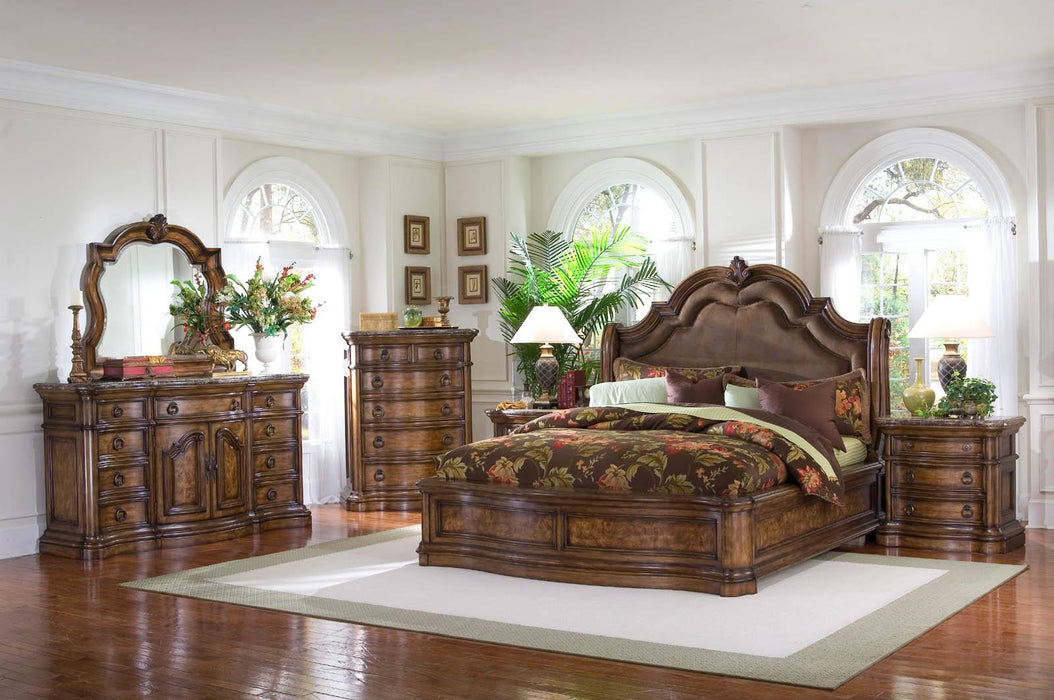 Pulaski San Mateo California King Sleigh Bed