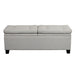 Pulaski Storage Upholstered Bed Bench - Trespass Marmor image