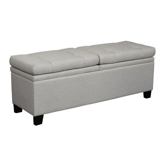 Pulaski Storage Upholstered Bed Bench - Trespass Marmor