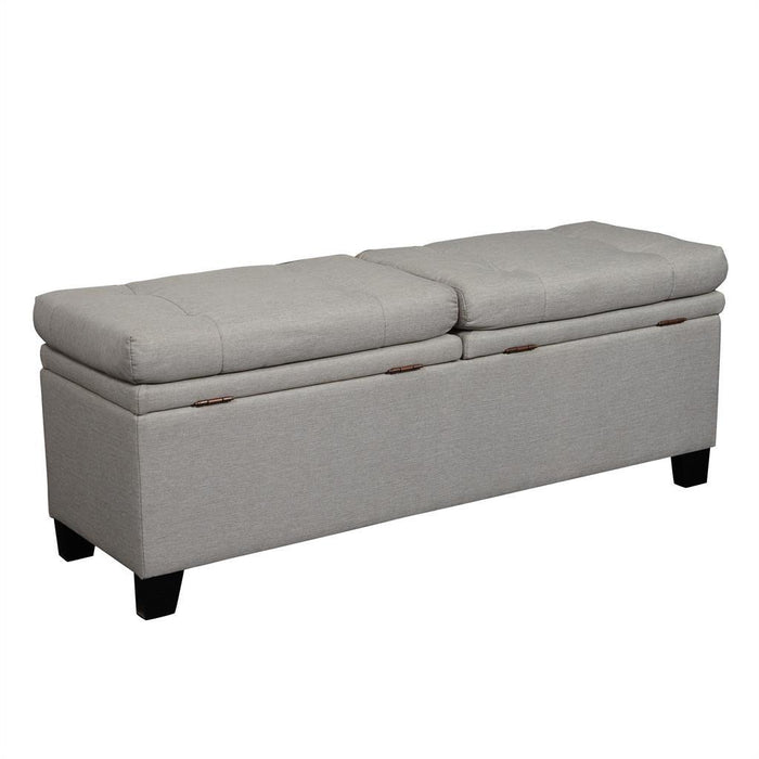 Pulaski Storage Upholstered Bed Bench - Trespass Marmor