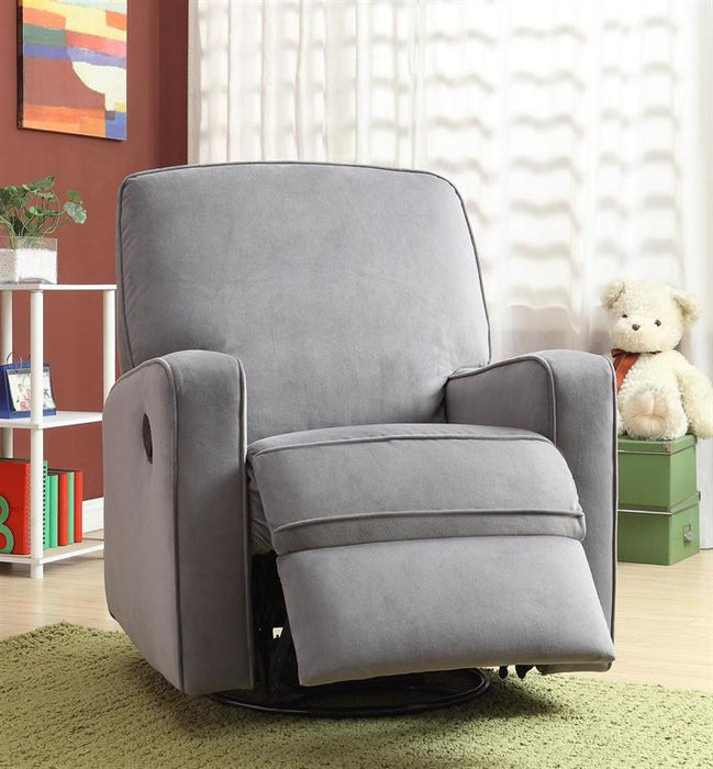 Pulaski Sutton Sutton Swivel/Glider Recliner - Stella Zen Grey