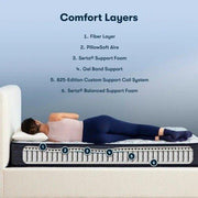 Serta Perfect Sleeper Innerspring Mattress Adoring Night Firm Tight Top - Queen image