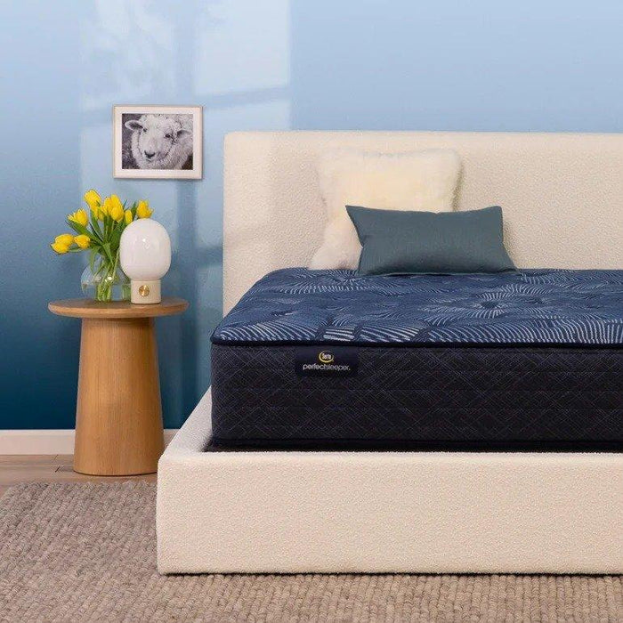Serta Perfect Sleeper Innerspring Mattress Cobalt Calm Plush Tight Top - California King image