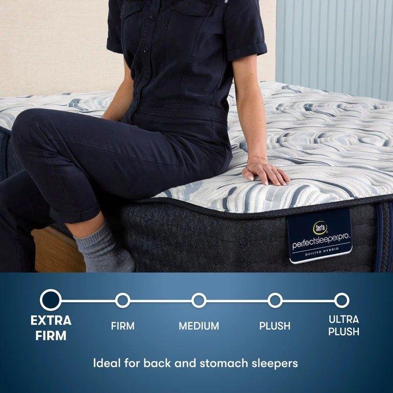 Serta Perfect Sleeper Pro Mattress Hampton Extra Firm Tight Top