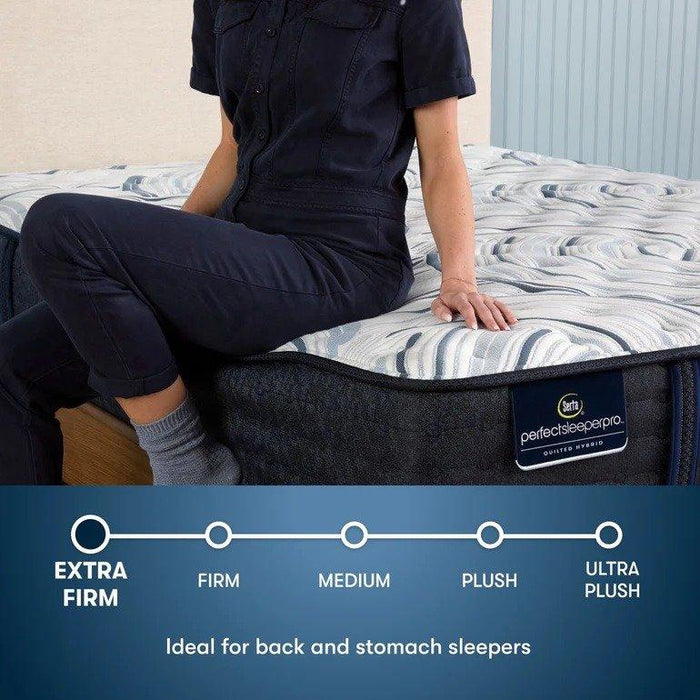 Serta Perfect Sleeper Pro Mattress Hampton Extra Firm Tight Top