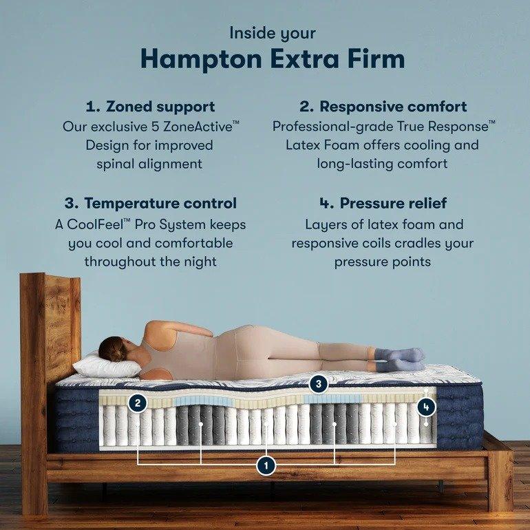 Serta Perfect Sleeper Pro Mattress Hampton Extra Firm Tight Top - Twin XL image