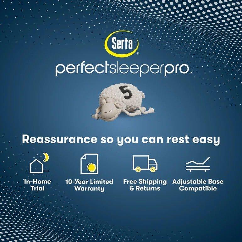 Serta Perfect Sleeper Pro Mattress Valais Plush Pillow Top