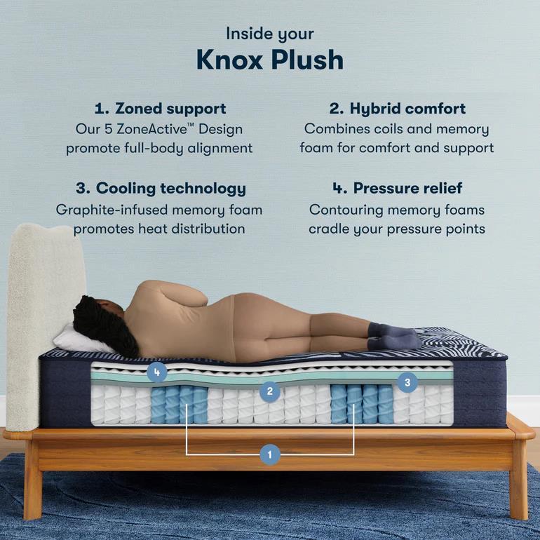 Serta Perfect Sleeper X Quilted Hybrid Mattress Knox Plush