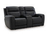 5Z-Relaxation Power Reclining Loveseat with Console - Vicars Furniture (McAlester, OK)