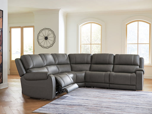 5Z - Pittson Power Reclining Sectional - Vicars Furniture (McAlester, OK)