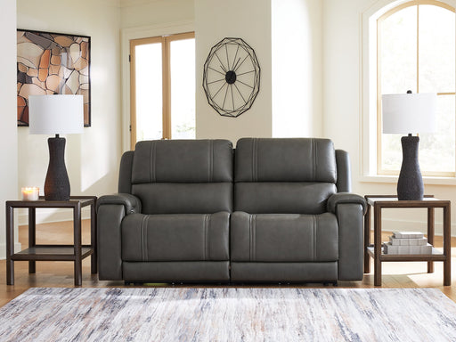 5Z - Pittson Power Reclining Sectional Loveseat - Vicars Furniture (McAlester, OK)