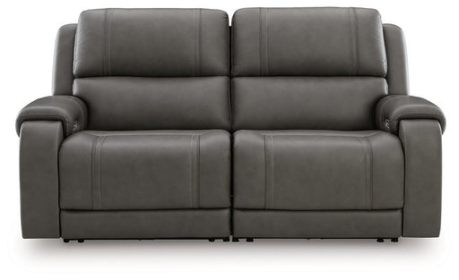 5Z - Pittson Power Reclining Sectional Loveseat - Vicars Furniture (McAlester, OK)
