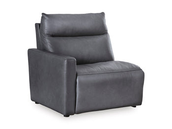 ModZ Power Reclining Sectional Loveseat with Audio Console