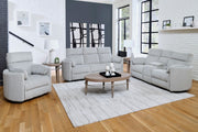 Parker Living Radius - Mega Grey Power Reclining Sofa Loveseat and Recliner