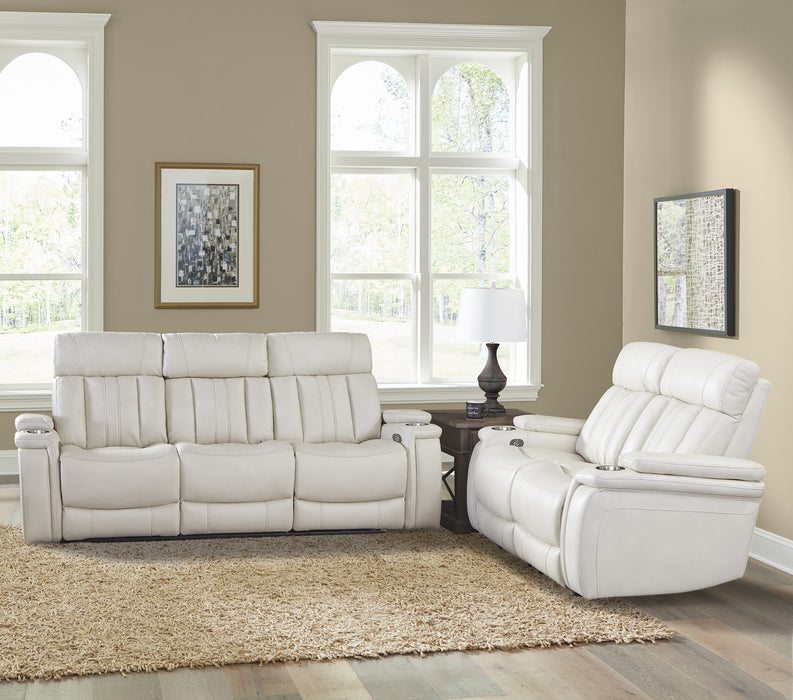 Parker Living Royce - Fantom Ivory Power Reclining Sofa and Loveseat