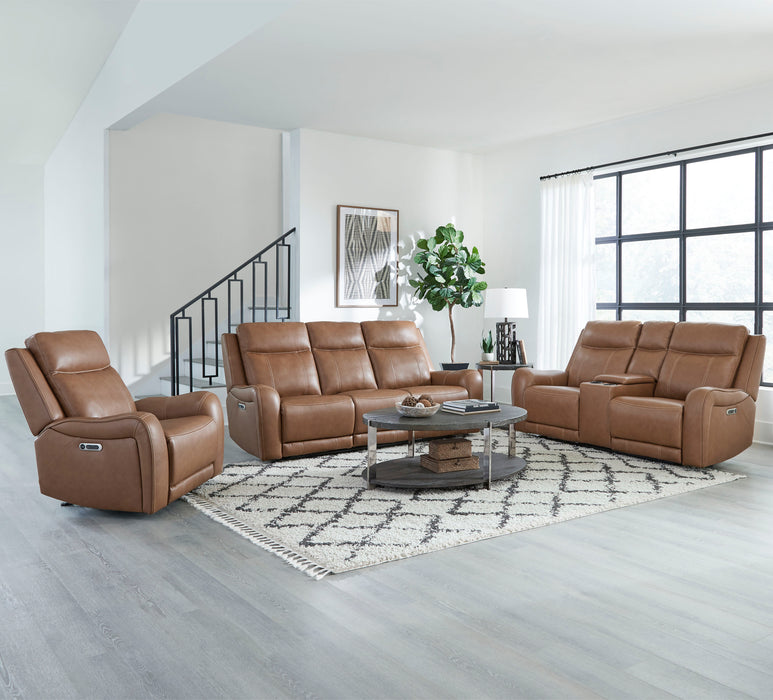 Parker Living Haywood - Butternut Power Reclining Sofa Loveseat and Recliner