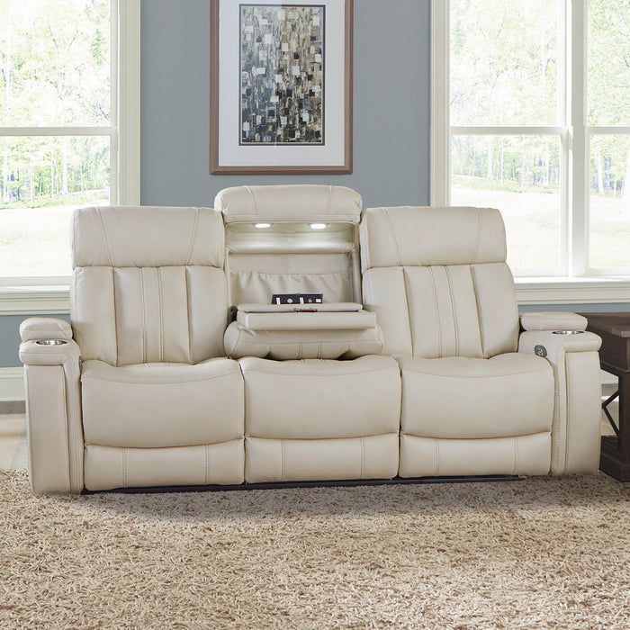 Parker Living Royce - Fantom Ivory Power Reclining Sofa Loveseat and Recliner