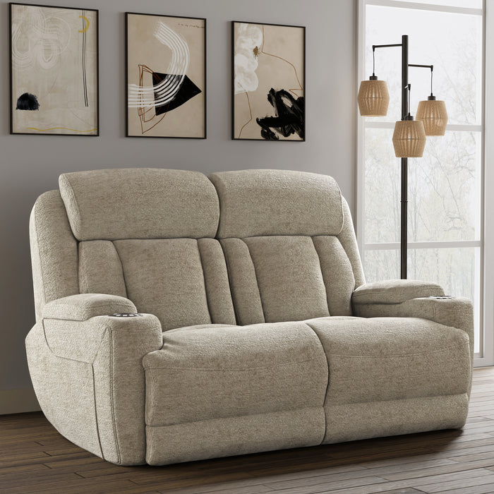 Parker Living Dalton - Lucky Fawn Power Reclining Sofa Loveseat and Recliner