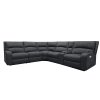 Parker Living Polaris - Slate 6 Piece Modular Power Reclining Sectional with Power Adjustable Headrests