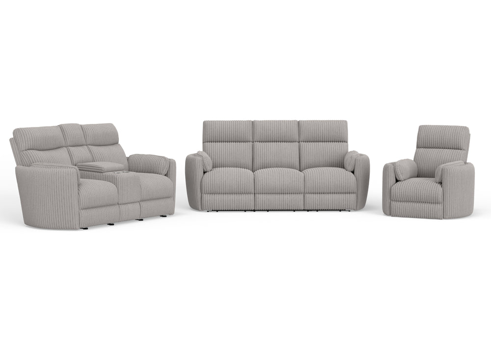 Parker Living Radius - Mega Grey Power Reclining Sofa Loveseat and Recliner