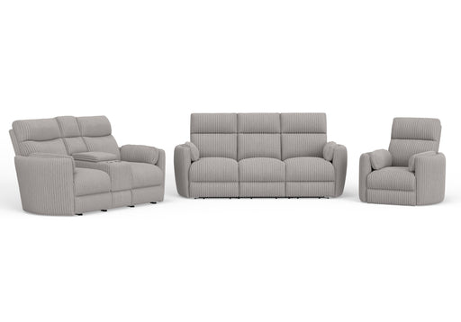 Parker Living Radius - Mega Grey Power Reclining Sofa Loveseat and Recliner