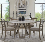Parker House Pure Modern Dining 54 In. Round Table with Wood Base