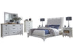 Parker House Americana Modern Bedroom King Platform Bed 2 Nightstands Dresser with Mirror and Chest