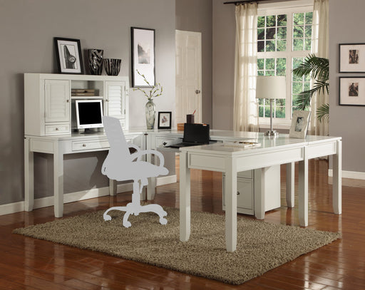 Parker House Boca U Shape Desk with Hutch and File
