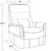 Parker Living Gemini - Ice Swivel Glider Recliner