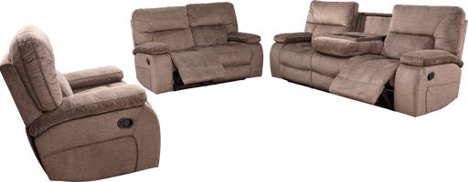 Parker Living Chapman - Kona Manual Reclining Sofa Loveseat and Recliner - MCHA-421-KON
