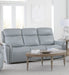 Parker Living Cascade - Seamist Grey Power Reclining Sofa Loveseat and Recliner