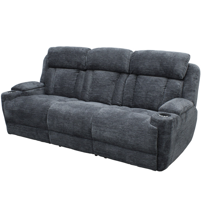 Parker Living Dalton - Lucky Charcoal Power Reclining Sofa and Recliner