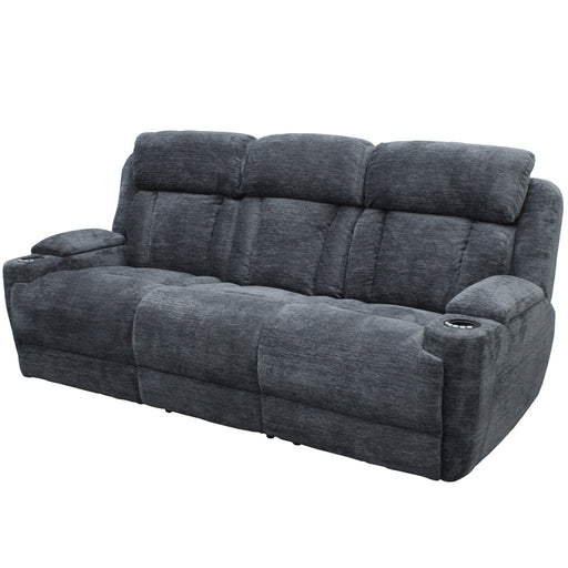 Parker Living Dalton - Lucky Charcoal Power Reclining Sofa with Drop Down Table