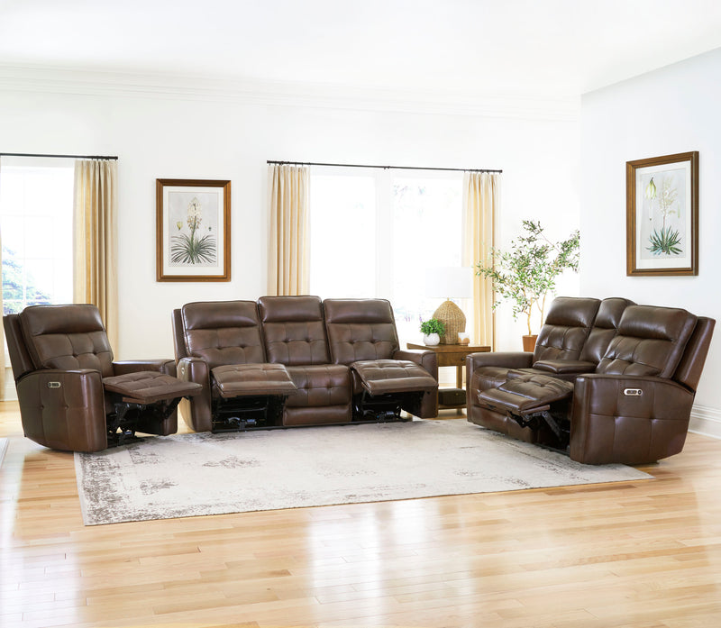 Parker Living Canterbury - Acorn Power Reclining Zero Gravity Sofa Loveseat and Recliner