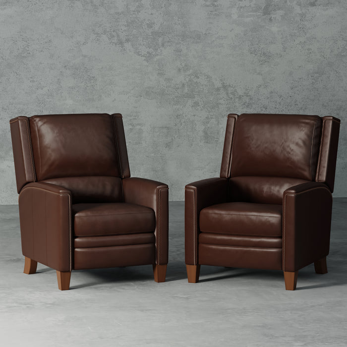 Parker Living Connor - Espresso Manual Recliner Two Pack