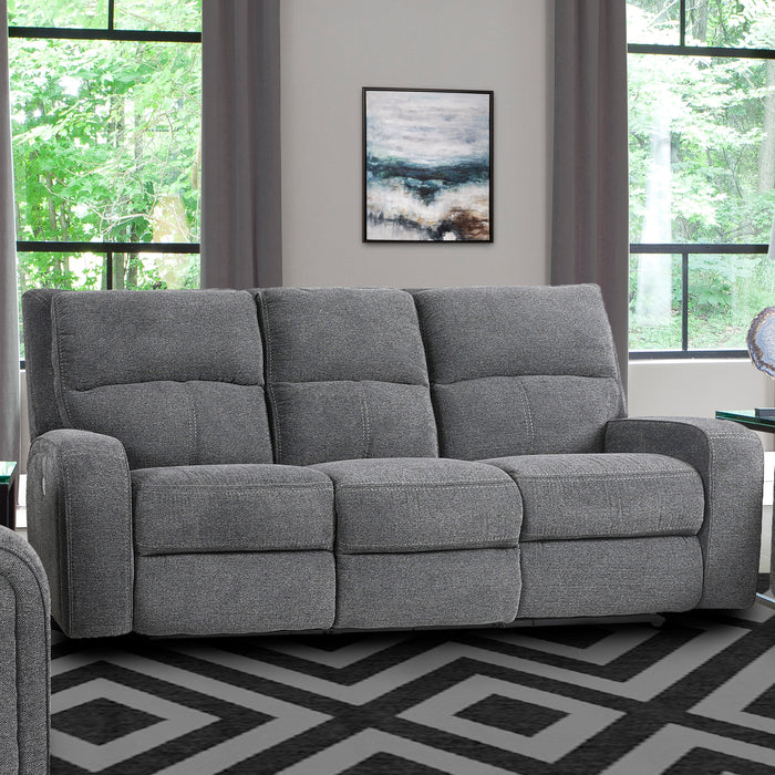 Parker Living Polaris - Bizmark Grey Power Reclining Sofa Loveseat and Recliner