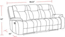 Parker Living Blake - Desert Taupe Manual Reclining Sofa and Loveseat
