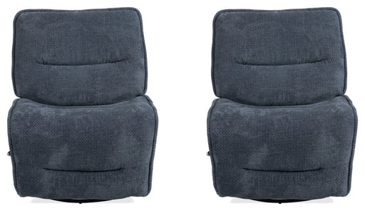 Parker Living Leo - Midnight Blue Armless Recliner Two Pack