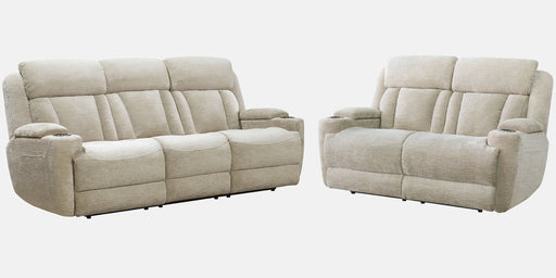 Parker Living Dalton - Lucky Fawn Power Reclining Sofa and Loveseat