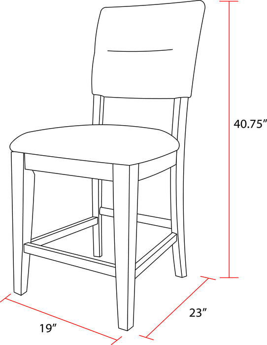 Parker House Cedar Fork - Dining Upholstered Counter Stool (2/CTN Sold in pairs)