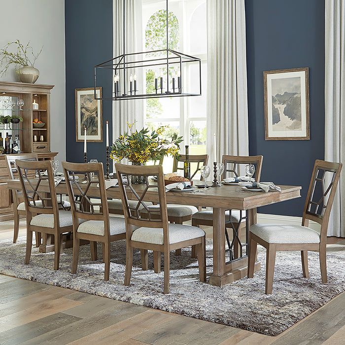 Parker House Sundance Dining - Sandstone Grid Back Dining Chair (2/CTN Sold in pairs)